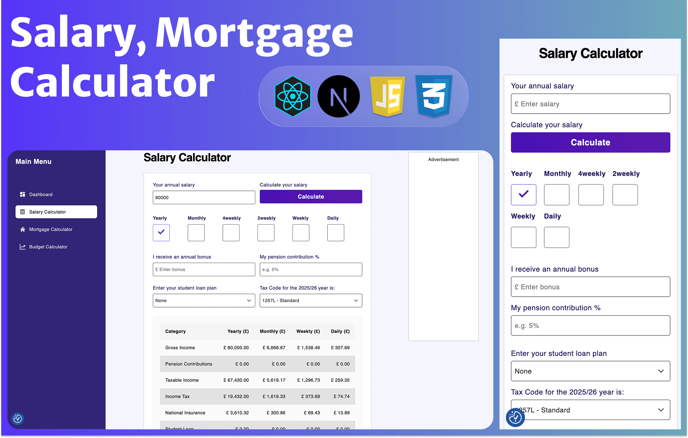 Mortgage Calculator Tool